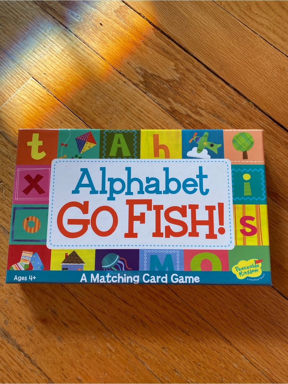 Alphabet Go Fish! Matching Card Game - Multicolor